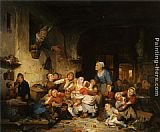 The Village School by Adrien Ferdinand De Braekeleer